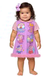 Image 1 of PEPPA PIG CUSTOM 3 PIECE DRESS SET 