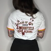 Image 1 of LAST ONE - Haddonfield High Senior Ringer Tee