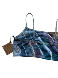 Image 7 of L (38) Cotton-Blend Strappy Bralette in Cool Geode Ice Dye