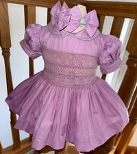 Image 3 of Lilac smock dress 
