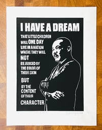 Image 2 of “I Have A Dream” (Linocut Print)