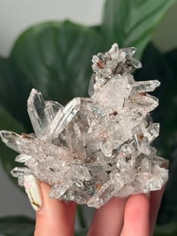 Image 3 of SELF STANDING PINK COLOMBIAN QUARTZ WITH CHLORITE B