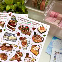 Image 2 of Pumpkin Dessert Sticker Sheet