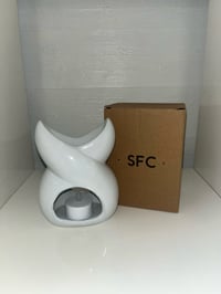 White Twisted Wax Melt Burner
