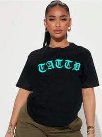 50% off!! TATTD OG TEE!!! BLACK&TEAL 🖤🩵