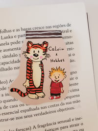 Image 2 of Calvin and Hobbes magnetic bookmarks 