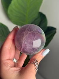 Image 2 of RAINBOW FLUORITE SPHERE -CHINA- I