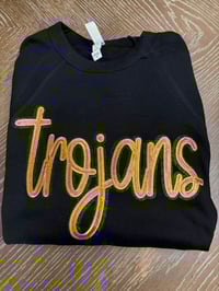 Image 1 of Trojan Sequin Patch Sweatshirt