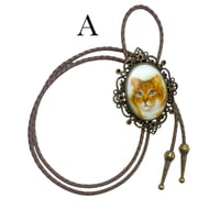 Image 2 of Orange Cat Bolo Tie