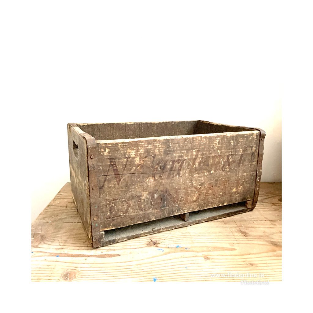 Vintage bottle crate