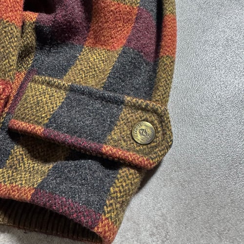 Image of 1990s Example By Missoni Wool Duffle Coat, Size XL