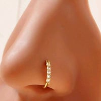 Image 1 of Diamond Nose Ring 