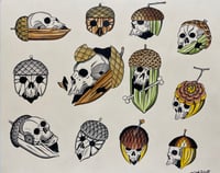acorn sheet print