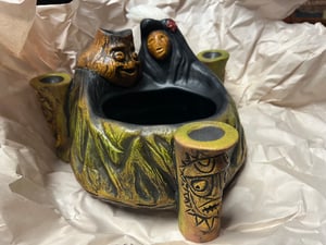 Image of LE 150 “I Lava You” Tiki Bowl 2018 By Tiki Diablo & Tahiti Gil  #147/150