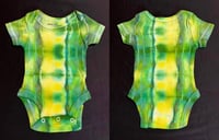 Yellow/Green Shortsleeve Onesie: