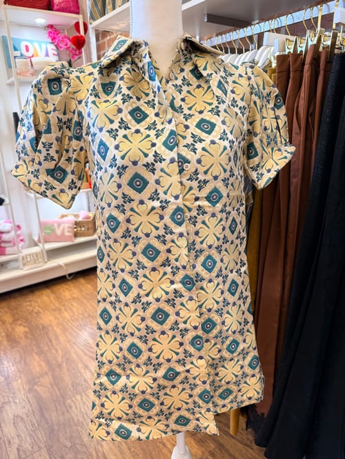 Image of VIVIAN JAQUARD DRESS 