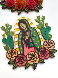 Image 4 of Virgen de Guadalupe with Cactus SVG / ARCHIVO DIGITAL 