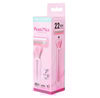 Image 1 of PearlMax, Disposable Razors for Women, 22 Cartridges.