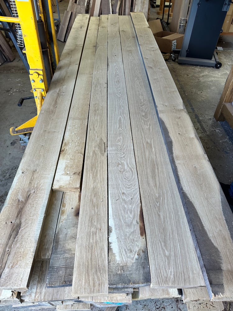 5/4 White oak lumber