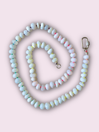 Image 1 of White rainbow opal necklace 