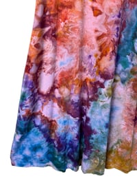 Image 7 of S Knit Pocket Tank Dress in Earthy Rainbow Watercolor Ice Dye