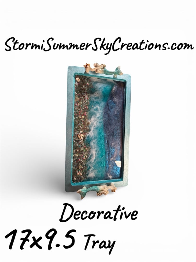 Image of Beach Themed Decorative Tray