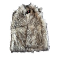 Image 1 of Faux fur vest