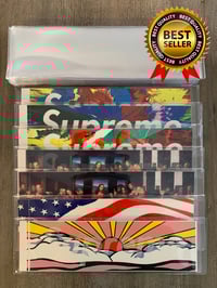 Image 1 of Thick Vinyl Box logo sticker sleeves (heavy duty)