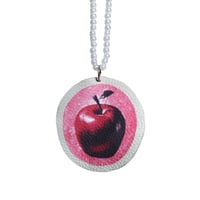 Image 1 of Surreal Opal & Pearl Apple Necklace