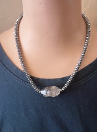 Image 1 of *new* SILVER HEMATITE HORIZONS necklace