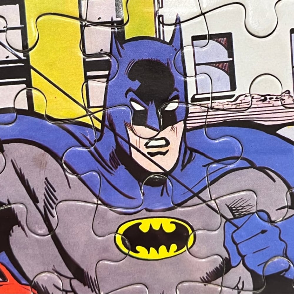 Batman and Robin 80-piece jigsaw by Hestair, 1981. With box. 