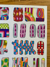 Numbers Stickers 