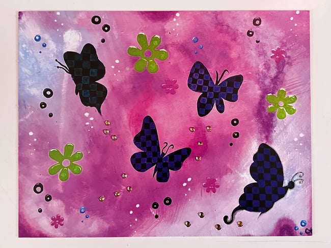 Butterfly dream print 