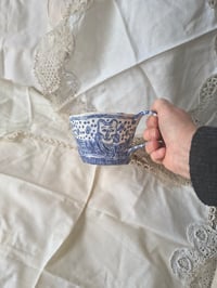 Image 2 of Handmade mug (slip decorated)