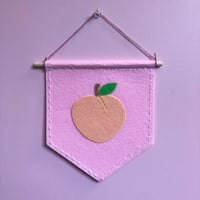 Peach banner