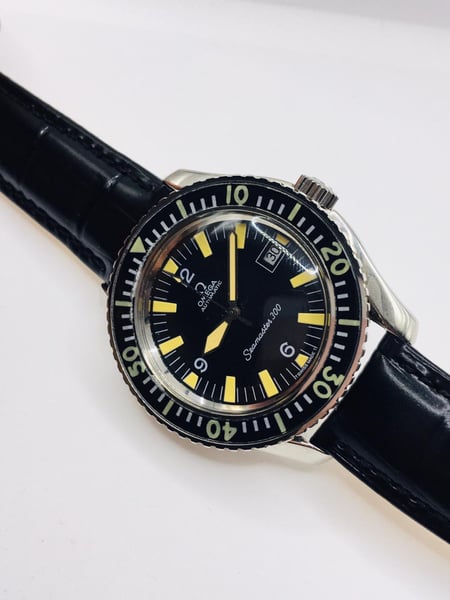 Image of omega seamaster 300 automatic sports mens watch,cal 565-166.024.(BL-28)CROWN WIND ISSUE