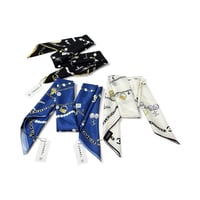 Image 3 of White Jewelry Print Scarf