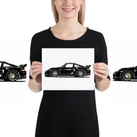 Poster Porsche Speed club