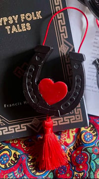Beeswax Horseshoe Charm 
