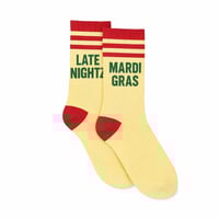 Late Nightz Parade Day Socks ( Kids Red  )