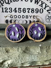 Image 2 of Graveyard Ghost Wood Plaque