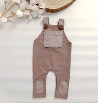 Image 1 of Newborn boys romper Dylan | brown