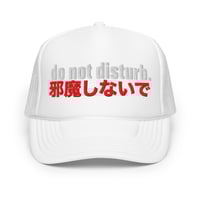Image 3 of Do Not Disturb Foam Trucker Hat
