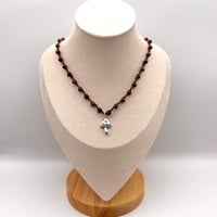 Image 2 of Bloodstone Mushroom Necklace