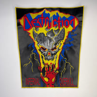 Image 5 of Destruction - Infernal Overkill Embroidery On Faux Leather Back Patch