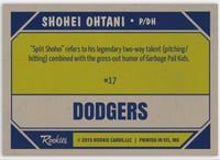 Image 2 of Split Shohei Ohtani Baseball Card