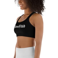 Image 4 of BOSSFITTED Black and White Sports Bra