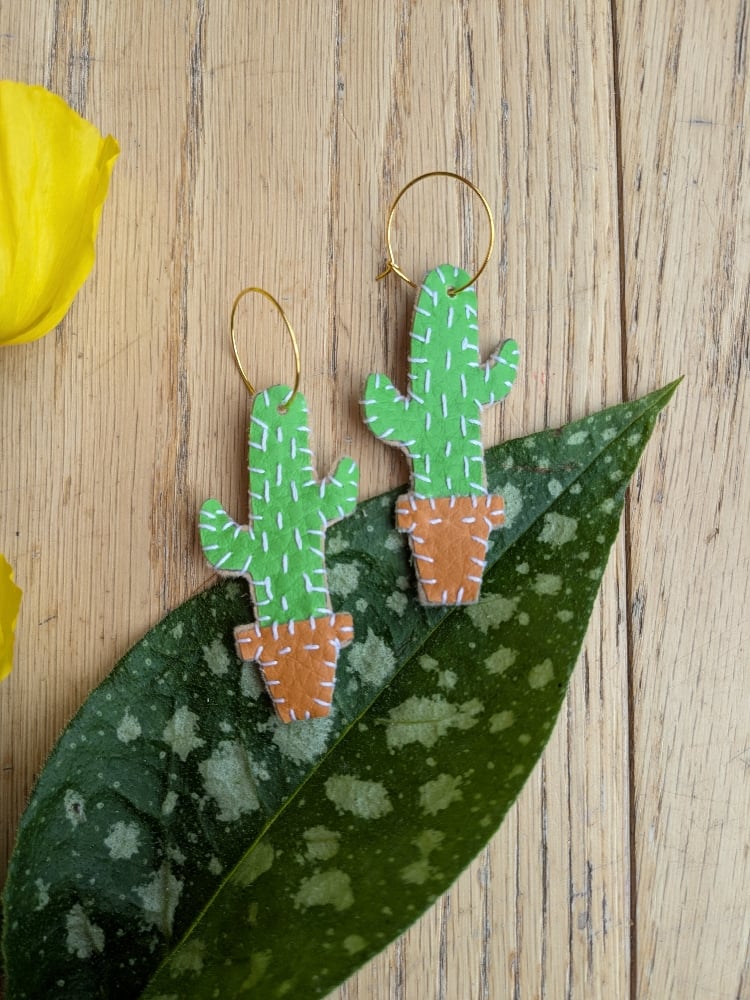 Image of Saguaro Cactus Earrings