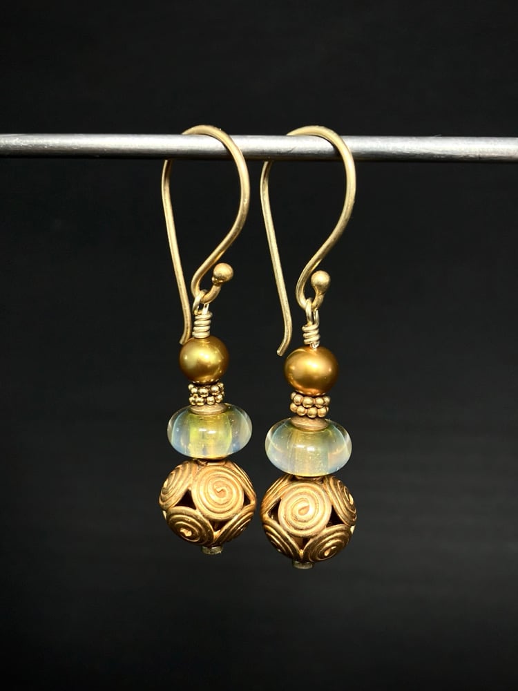 Vermeil Verde Earrings