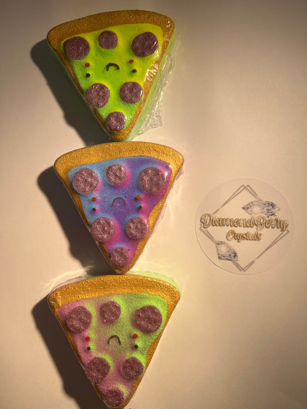 Image of Rainbow Pizza Bath bombs